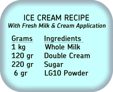 Ice Cream Recipe